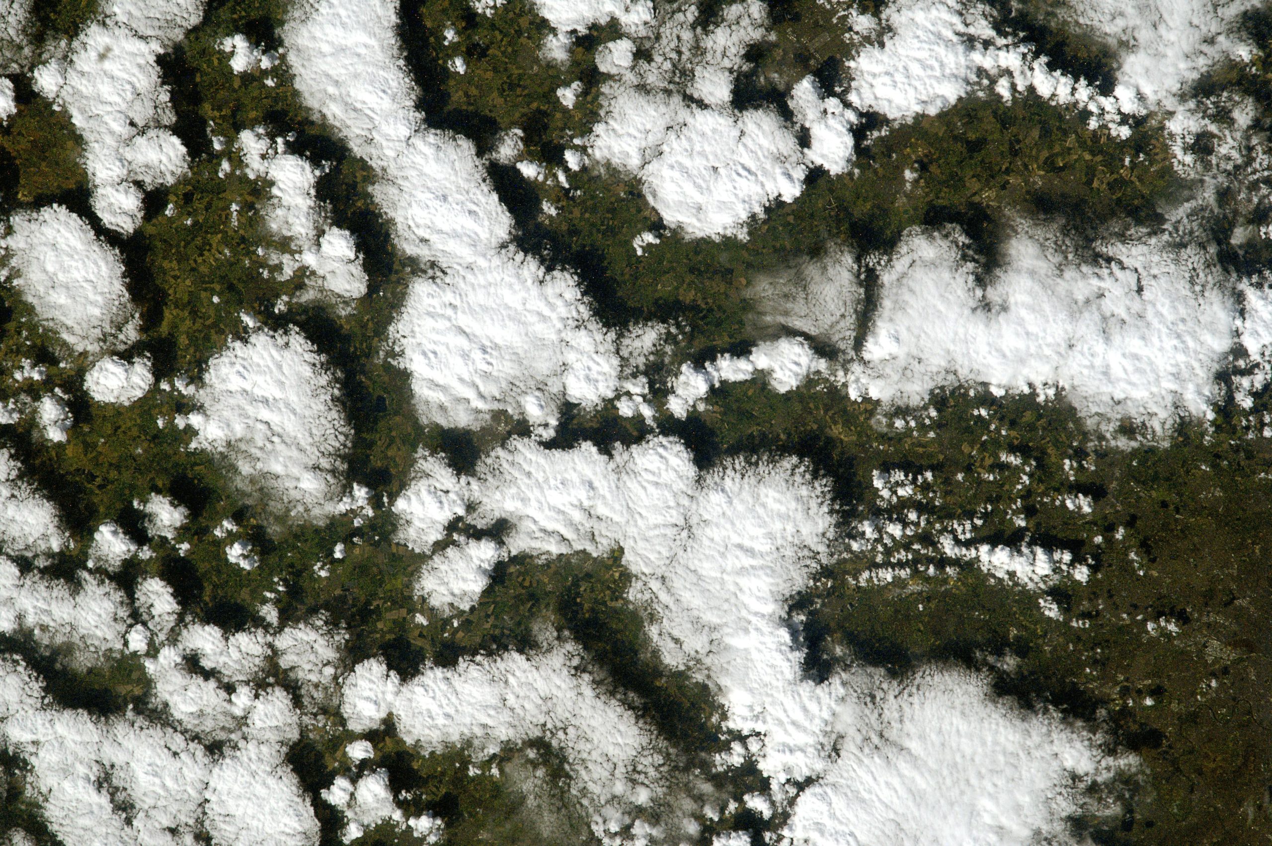 satellite earth view